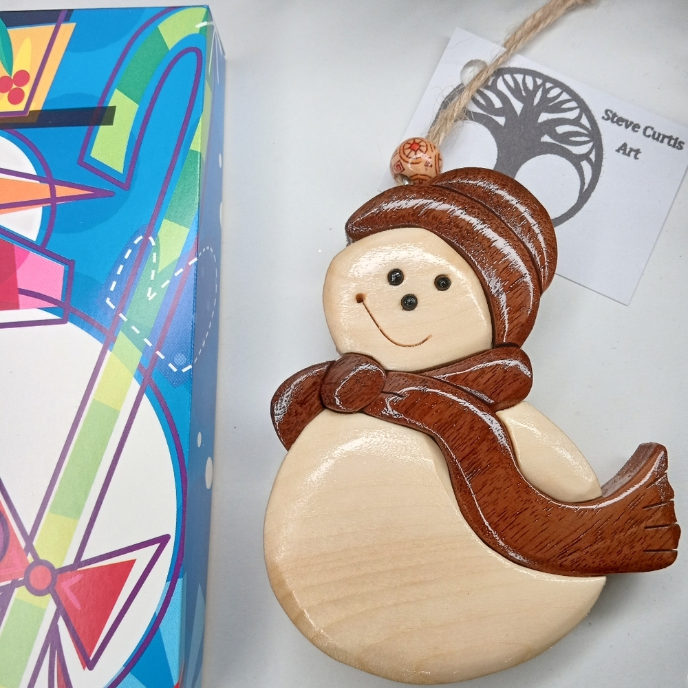 Hand Crafted Wood Ornament - Picture 2 of 3